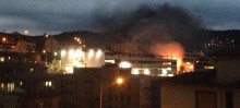 Depósito do EPA pega fogo e assusta moradores