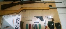 Polícia Militar apreende autores de homicídio